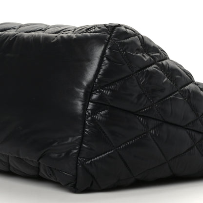 Chanel Nylon Quilted Small Coco Cocoon Tote Black 8 of 8
