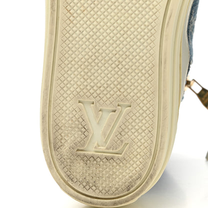 Louis Vuitton Denim Monogram Stellar Sneaker Boots 37 Bleu Jeans Blue 11 of 11