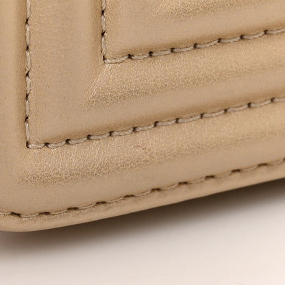 Chanel Snakeskin Calfskin Small Boy Flap Gold 16 of 17