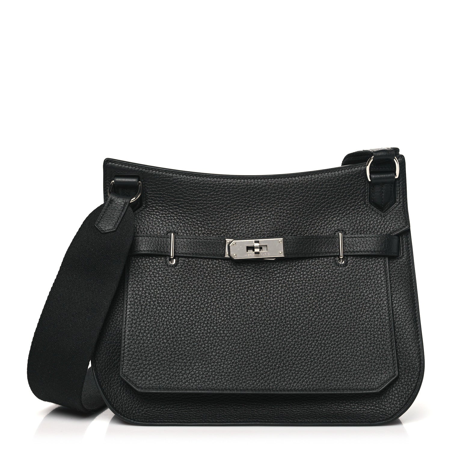 Hermes Taurillon Clemence Jypsiere 28 Black 1 of 10