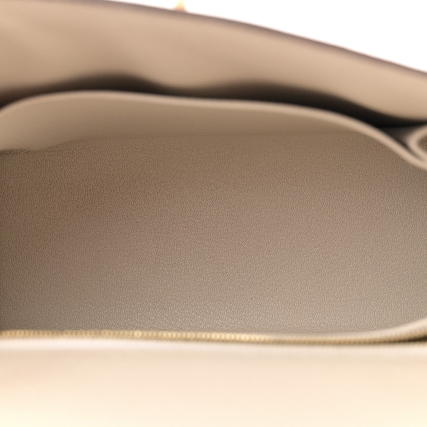 Hermes Epsom Bi-Color Horseshoe Kelly Sellier 25 Craie Gold 5 of 10