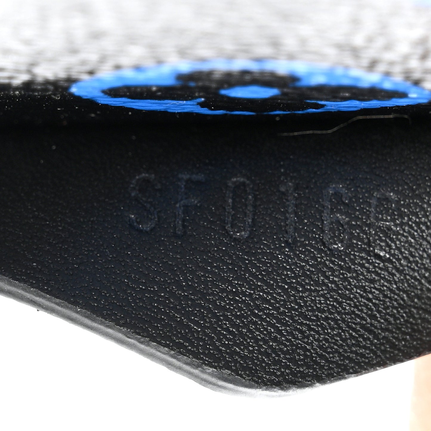 Colored Monogram Mini Pochette Accessories Blue Black