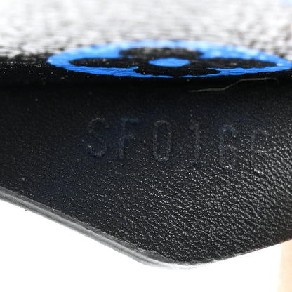 Louis Vuitton Colored Monogram Mini Pochette Accessories Blue Black 7 of 8