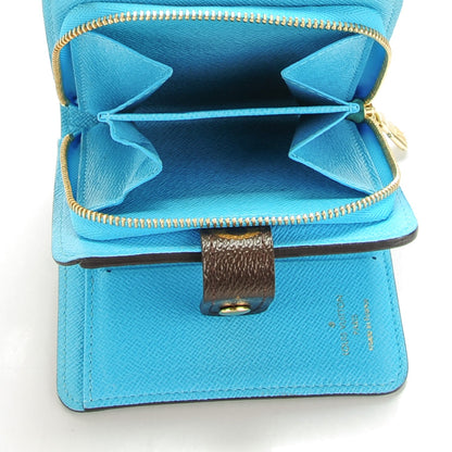Louis Vuitton Monogram Groom Compact Zip Wallet Blue 6 of 8