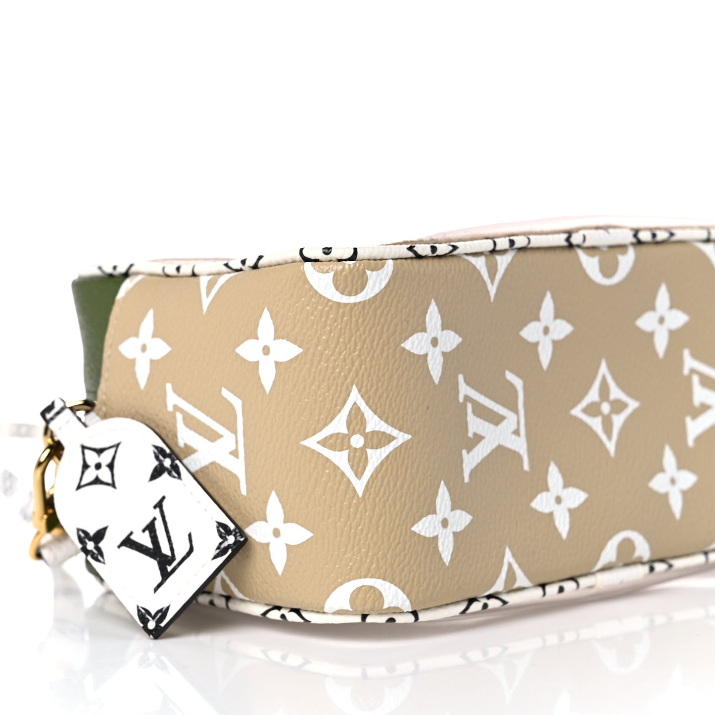 Monogram Giant Beach Pouch Kaki