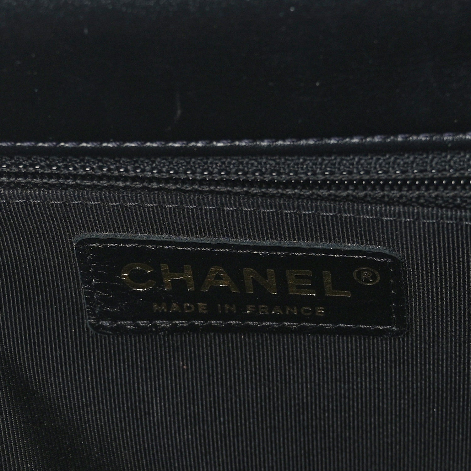 Chanel Crumpled Calfskin Medium Chain All Over Flap Black 6 of 9
