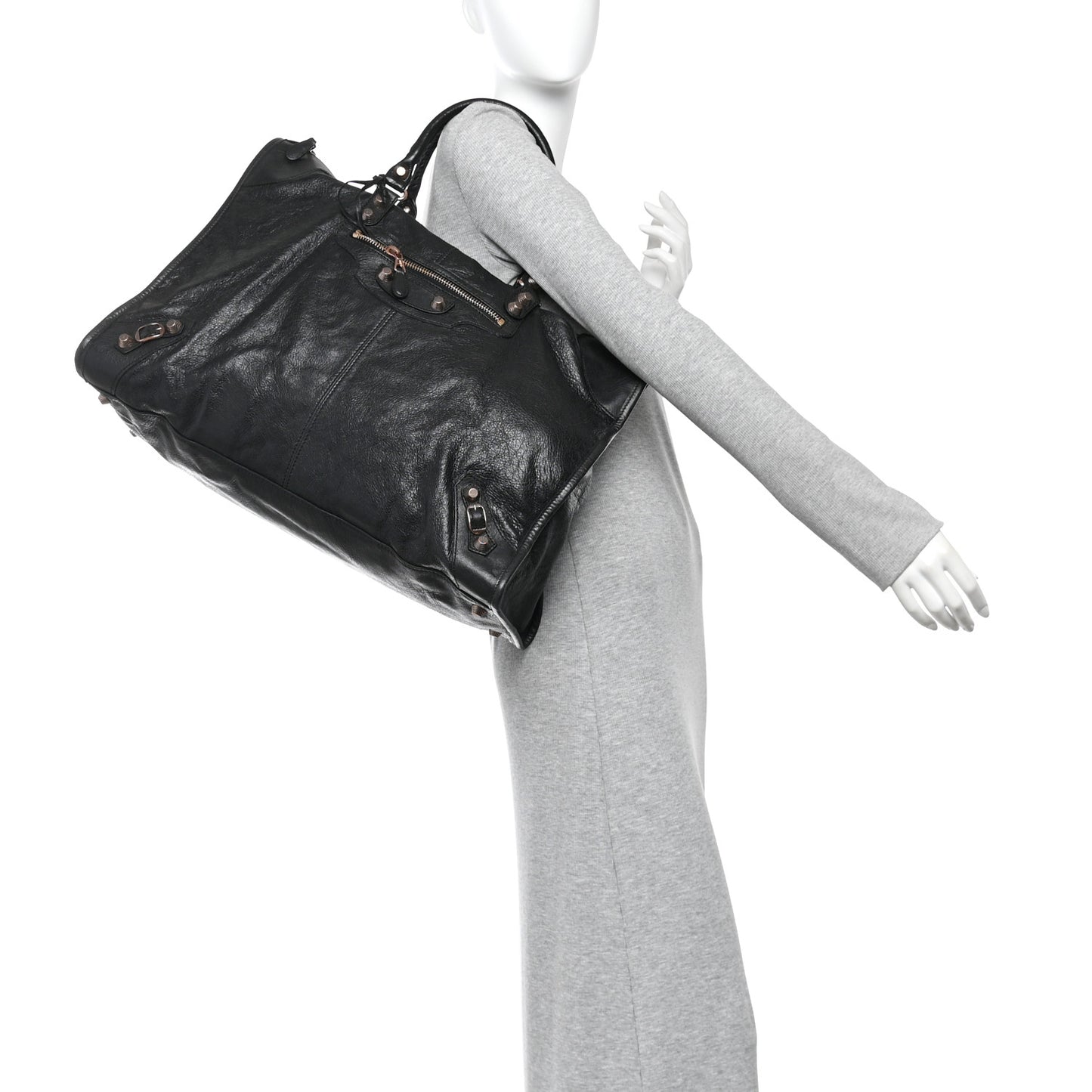 Agneau Giant 12 Rose Gold Hardware Weekender Officier