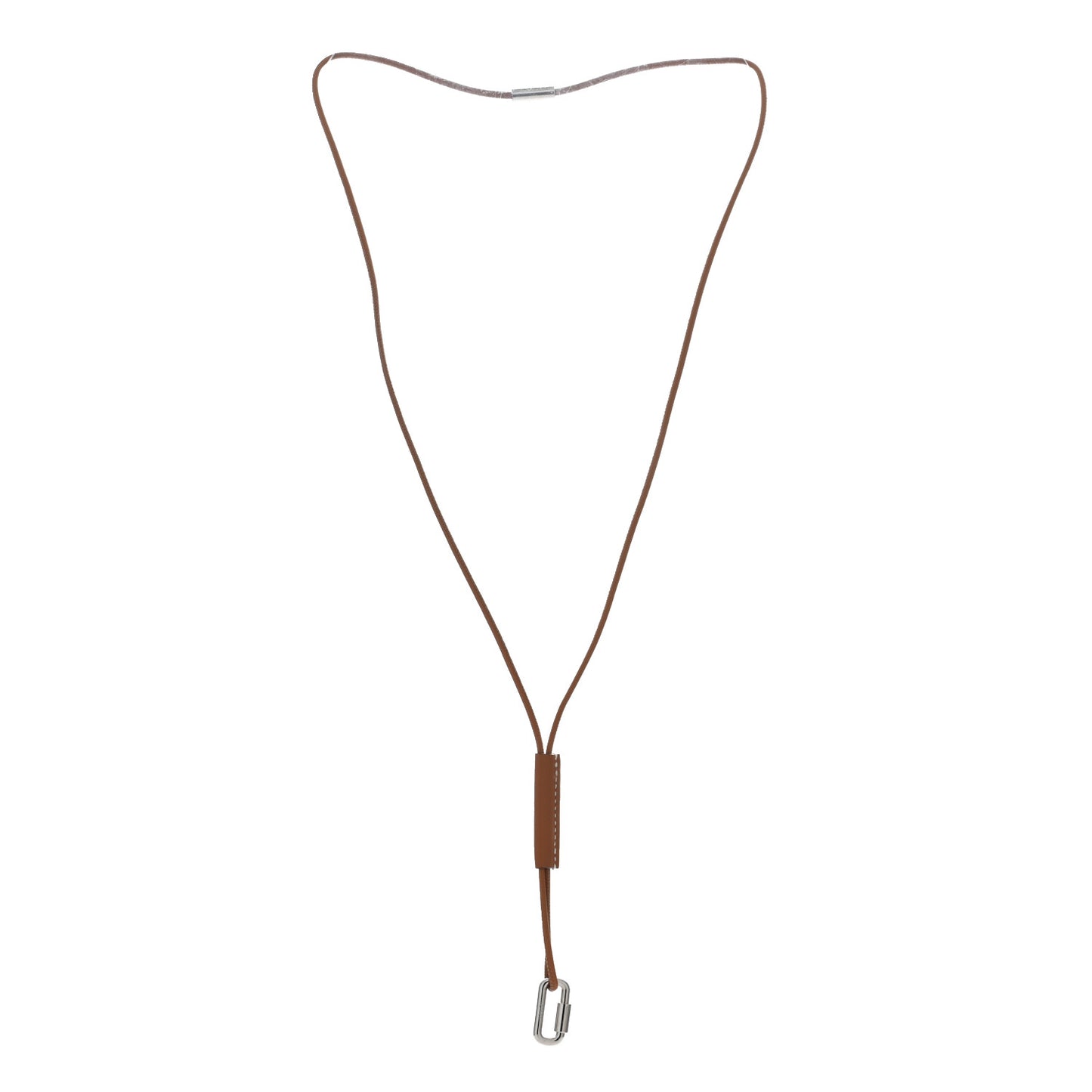 Palladium Curiosite Pendant Necklace Gold