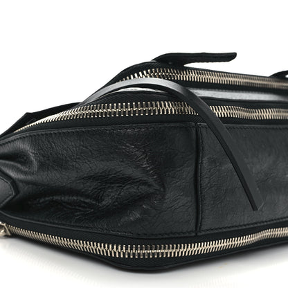 Proenza Schouler Lambskin Small PS1 Plus Zip Satchel Black 7 of 10