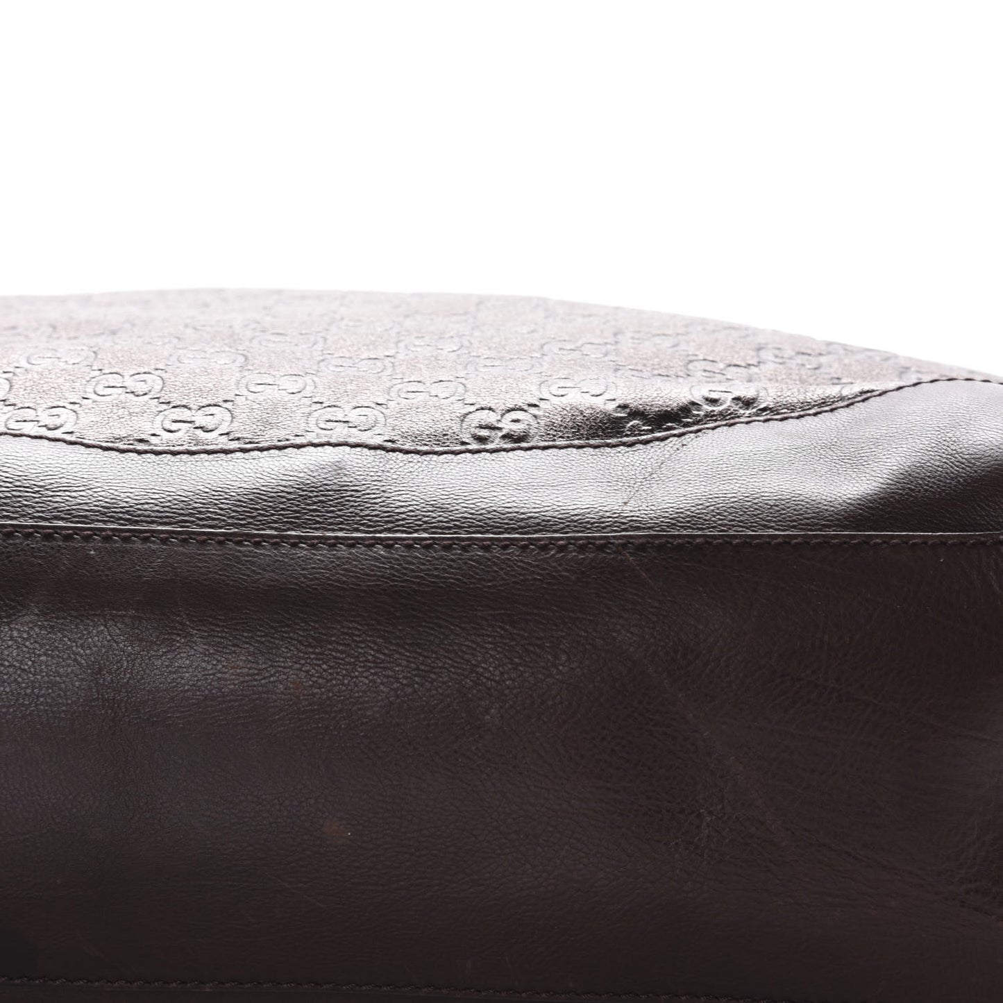 Guccissima Large Tote Bronze