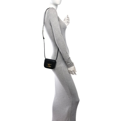 Celine Shiny Calfskin Mini Triomphe Black 2 of 11
