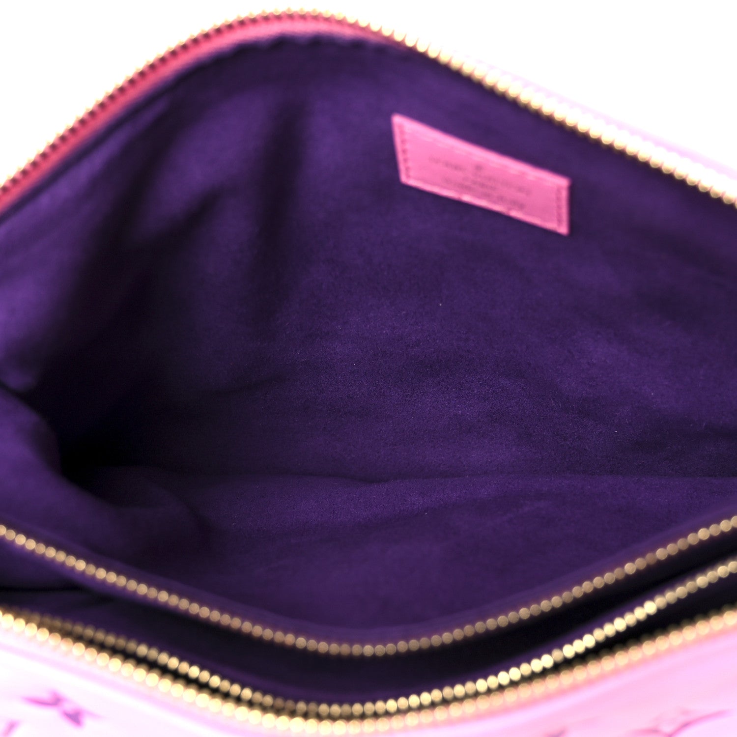 Louis Vuitton Lambskin Embossed Monogram Vuittamins Coussin PM Rose Violet 5 of 11
