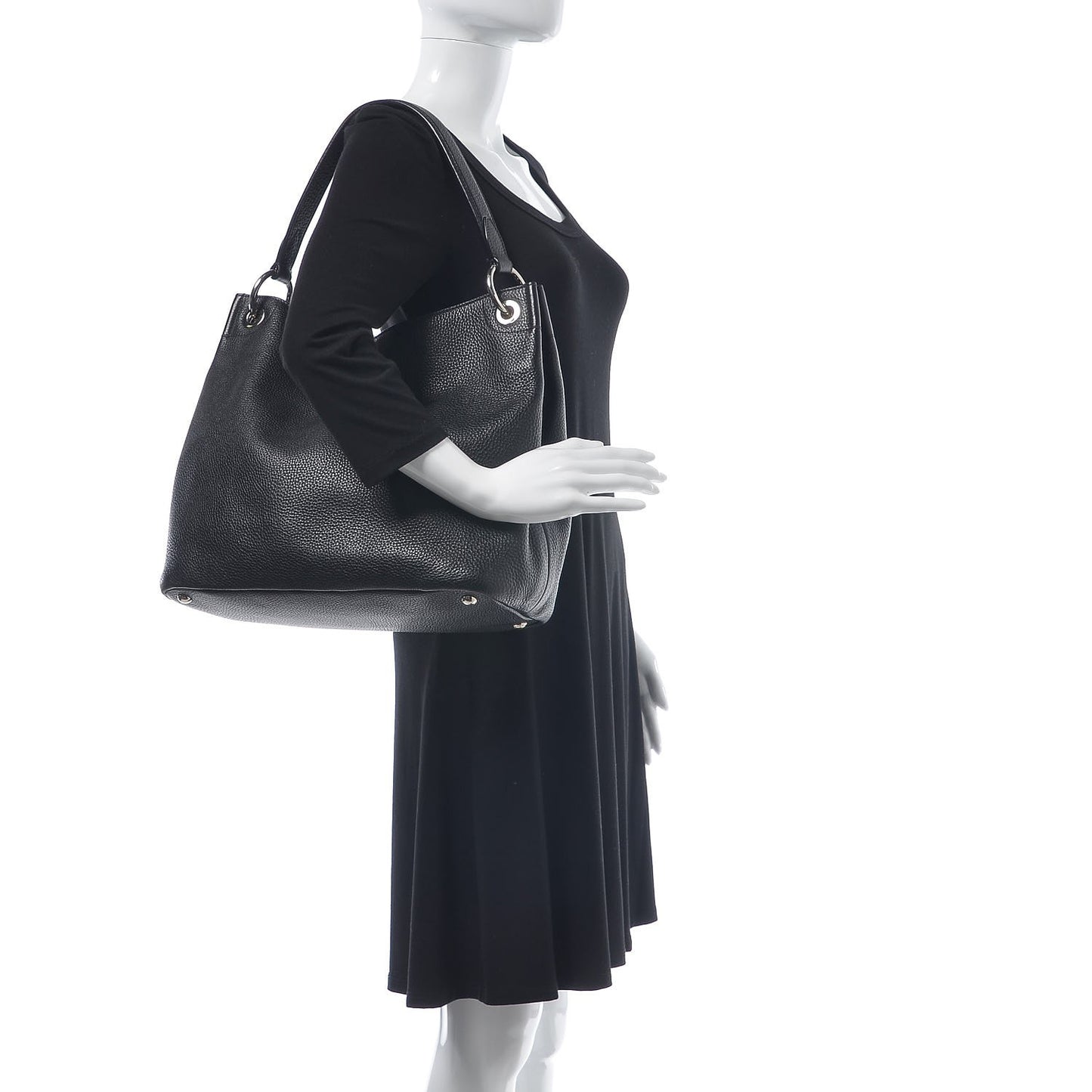 Vitello Daino Hobo Black