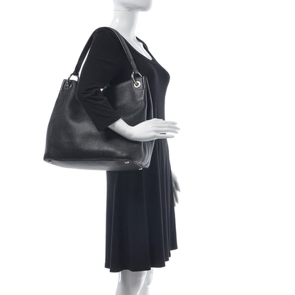 Prada Vitello Daino Hobo Black 2 of 7