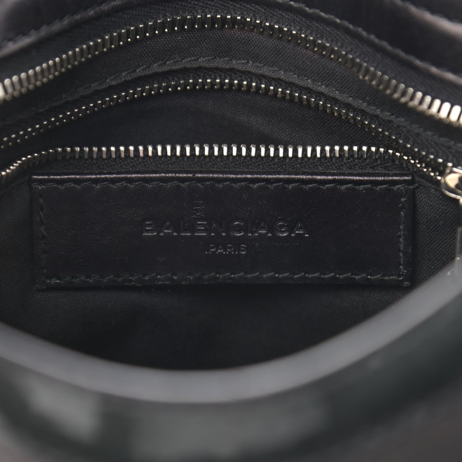 Balenciaga Smooth Calfskin Metallic Patent Giant 12 Silver Hardware Mini City Black Gris 6 of 15