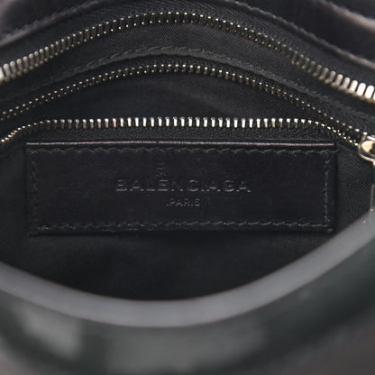 Balenciaga Smooth Calfskin Metallic Patent Giant 12 Silver Hardware Mini City Black Gris 6 of 15