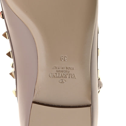 Valentino Garavani Nappa Rockstud Cage Ballerina Flats 39 Poudre 8 of 11
