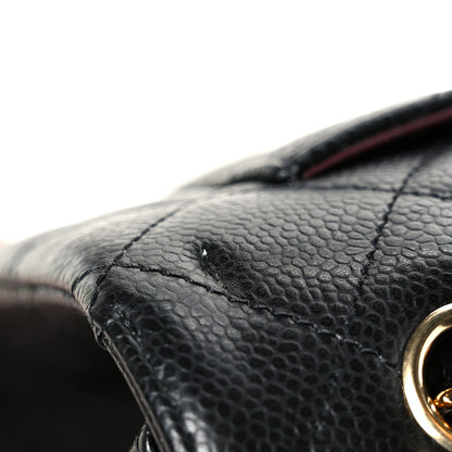 Chanel Caviar Quilted Maxi Double Flap Black 12 of 13