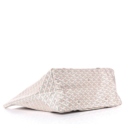 Goyard Goyardine Saint Louis Claire Voie GM White Pink 4 of 8
