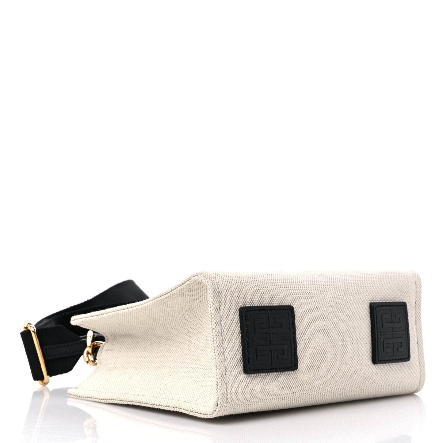 Canvas Mini G-Tote White Black