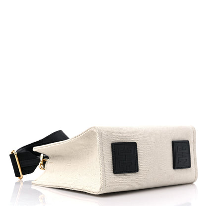 Givenchy Canvas Mini G-Tote White Black 4 of 10