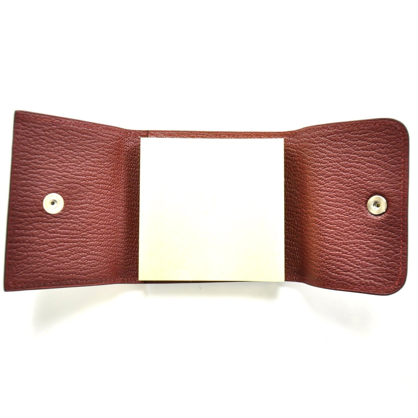 Leather Post It Notepad Holder GM w Refill