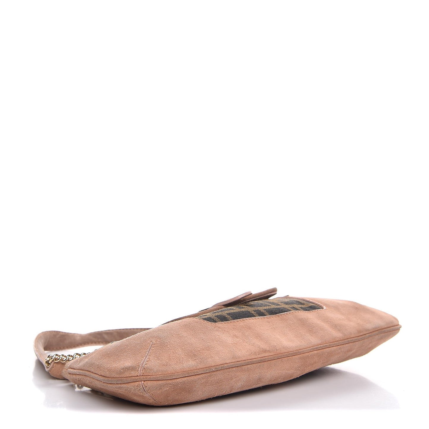 Suede Zucca Baguette Pink