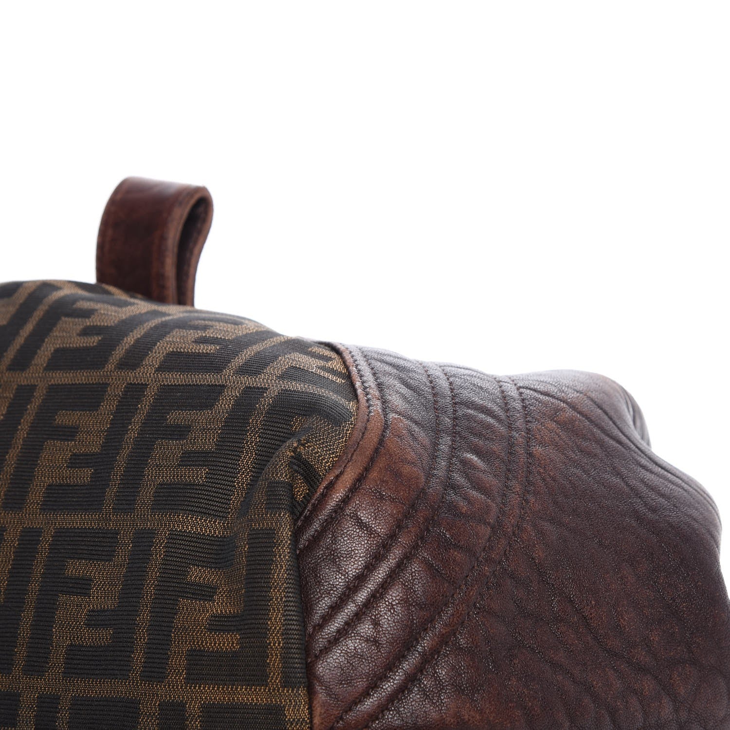 Fendi Zucca Nappa Nuvolata Vitello Tortuga Spy Tobacco Moro 16 of 24