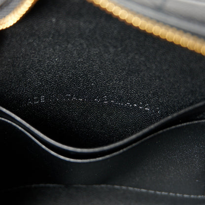Christian Dior Supple Calfskin Caro Double Pouch Black 7 of 10