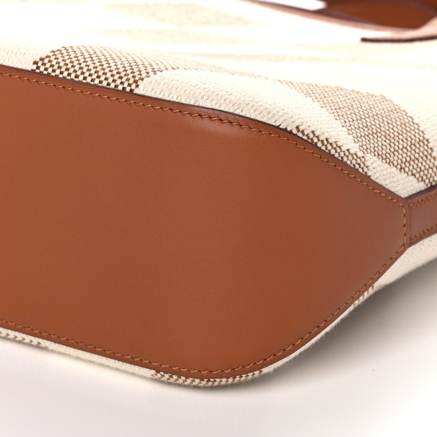 Hermes Swift Toile H Cabas H En Biais 27 Ecru Naturel Gold 10 of 11