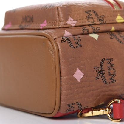 MCM Visetos Side X-Mini Backpack Cognac 6 of 8