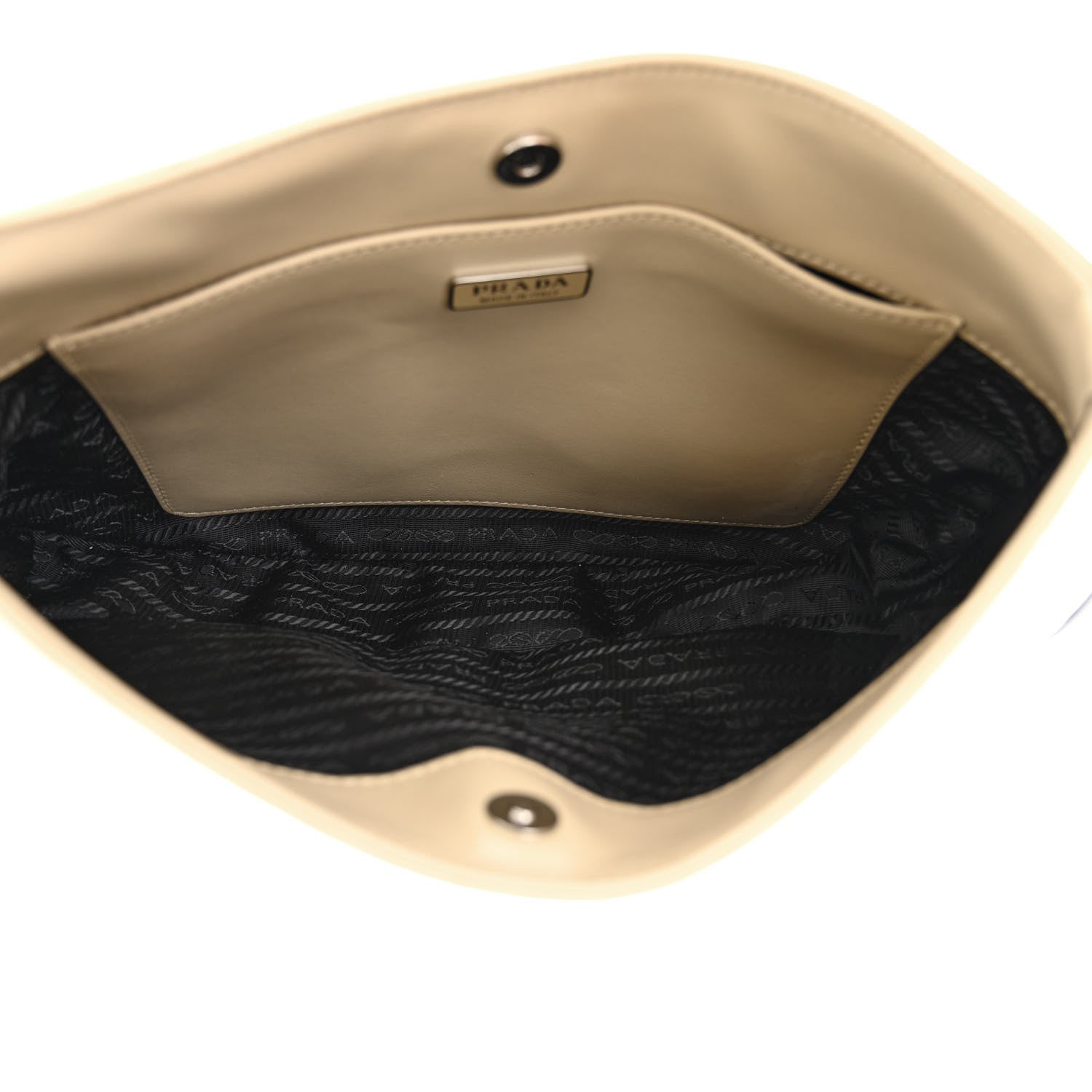 Prada Spazzolato Cleo Shoulder Bag Deserto Black 5 of 11