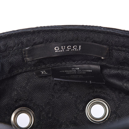 Gucci Monogram Cap Hat XL Black 6 of 8