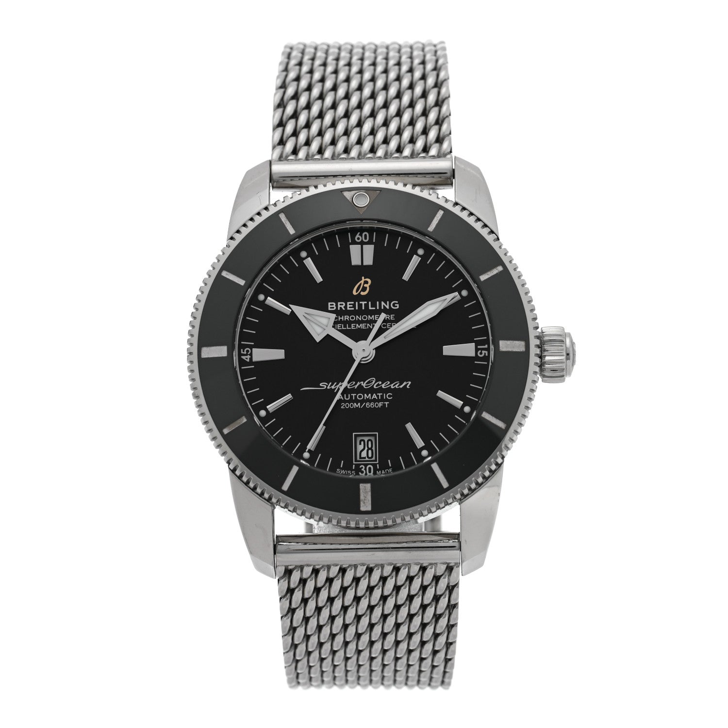 Breitling Stainless Steel 42mm Superocean Heritage II B20 Automatic Watch Black AB2010 1 of 4