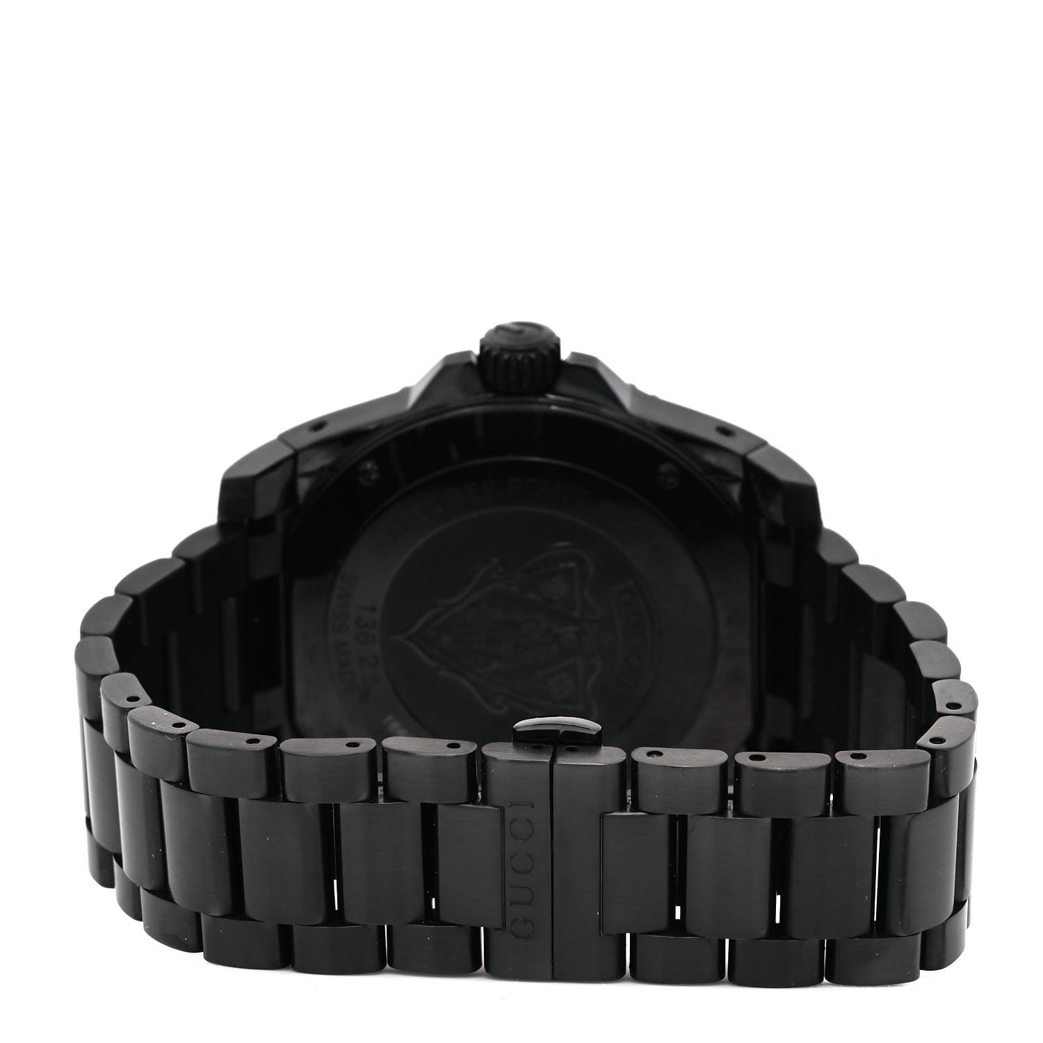 Gucci PVD Stainless Steel 45mm Dive Quartz Watch Black 3 of 5