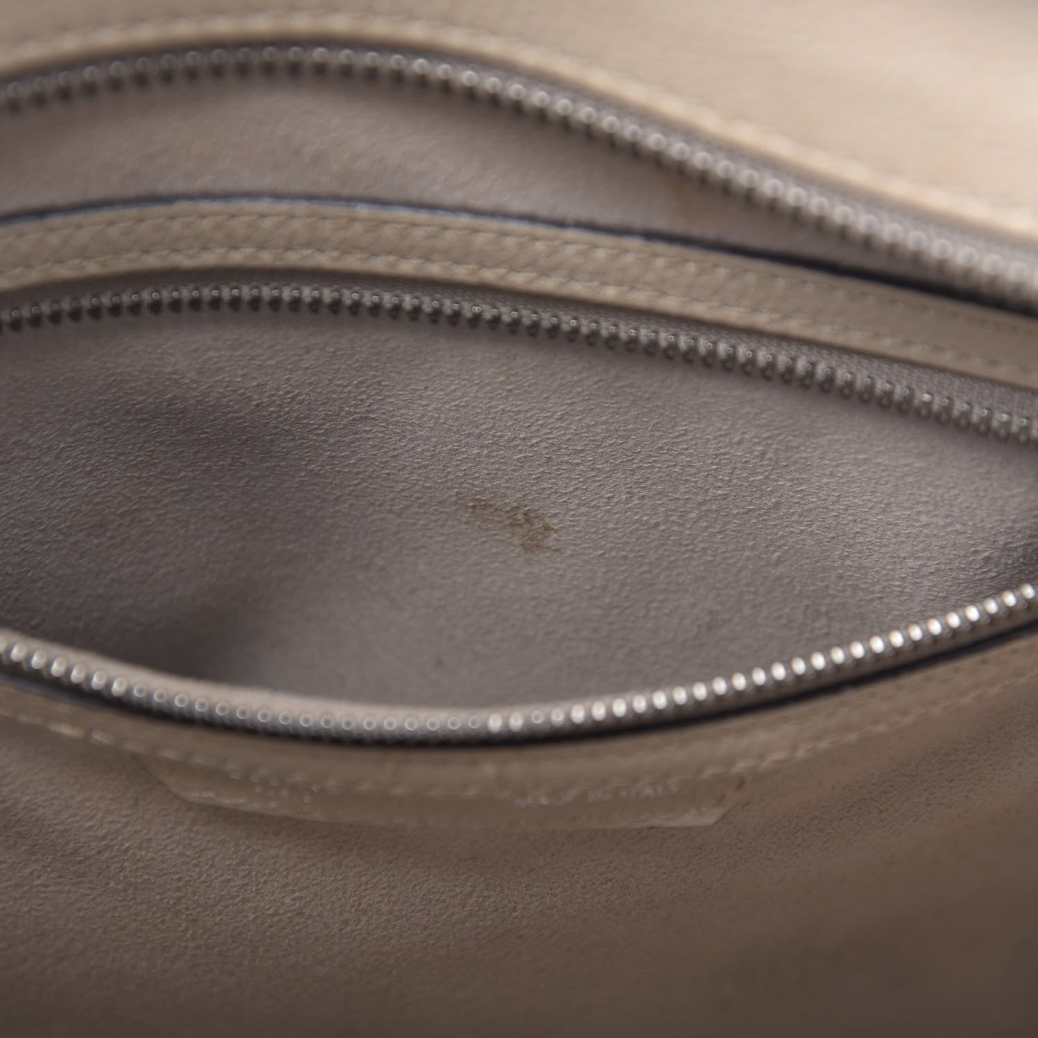 Celine Drummed Calfskin Mini Luggage Dune 12 of 20