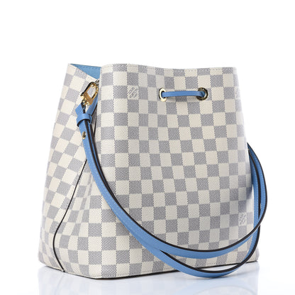 Louis Vuitton Damier Azur Neonoe MM Bleuet 3 of 9