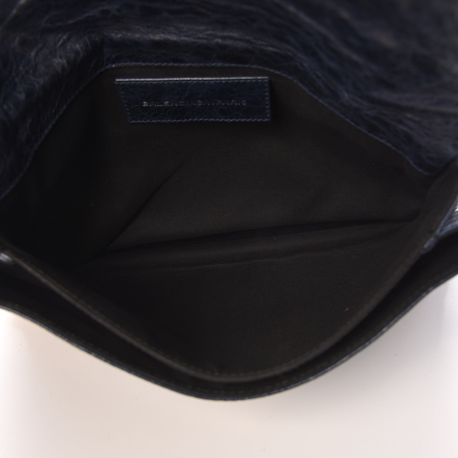 Balenciaga Agneau Giant 21 Gold Hardware Envelope Clutch Marine 5 of 7