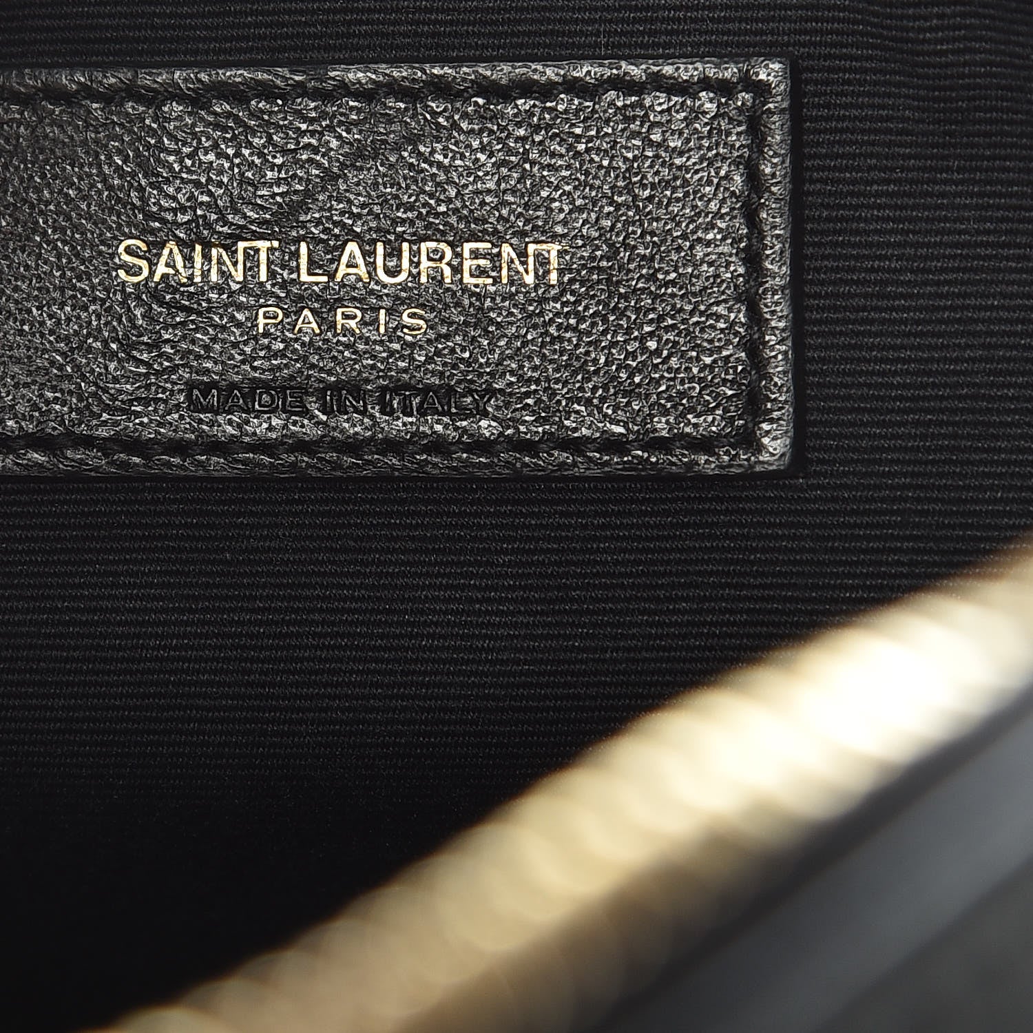 Saint Laurent Calfskin Matelasse Monogram Lou Camera Bag Black 9 of 9