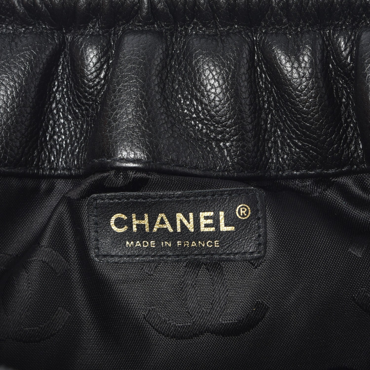 Chanel Grained Calfskin CC Framed Shoulder Bag Black 8 of 15