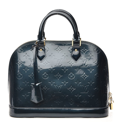 Louis Vuitton Vernis Alma PM Blue Nuit 1 of 6
