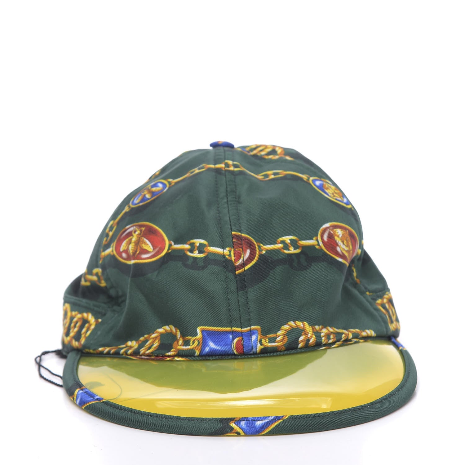 Gucci Silk Baseball Hat 59 Green Multicolor 3 of 8