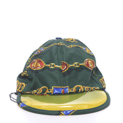 Gucci Silk Baseball Hat 59 Green Multicolor 3 of 8