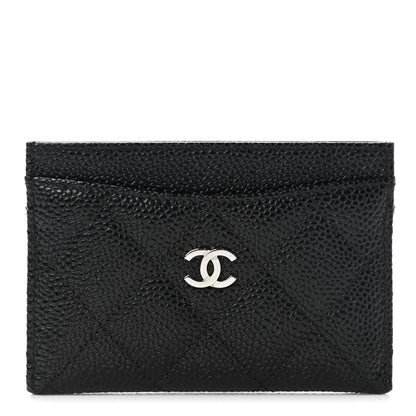 Chanel Caviar Quilted Card Holder Black 1 of 9
