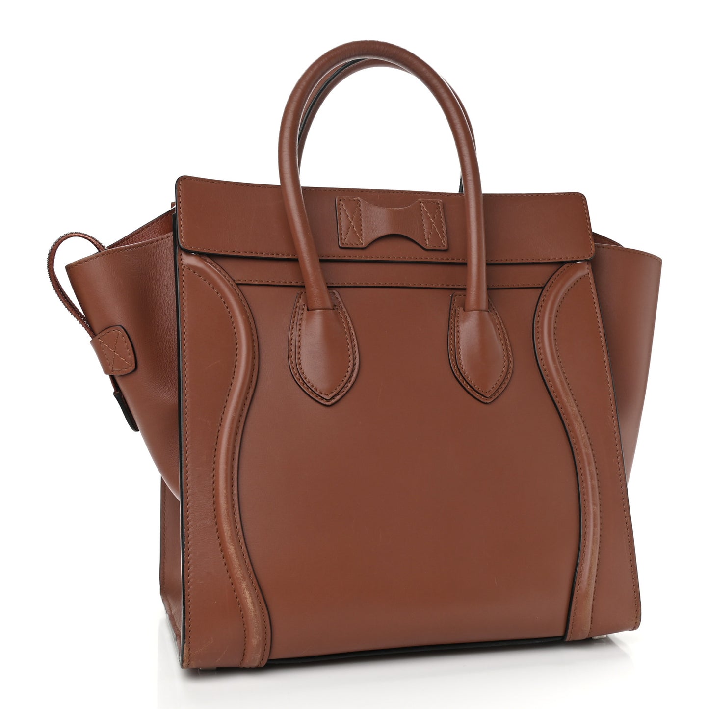 Smooth Calfskin Mini Luggage Sienna