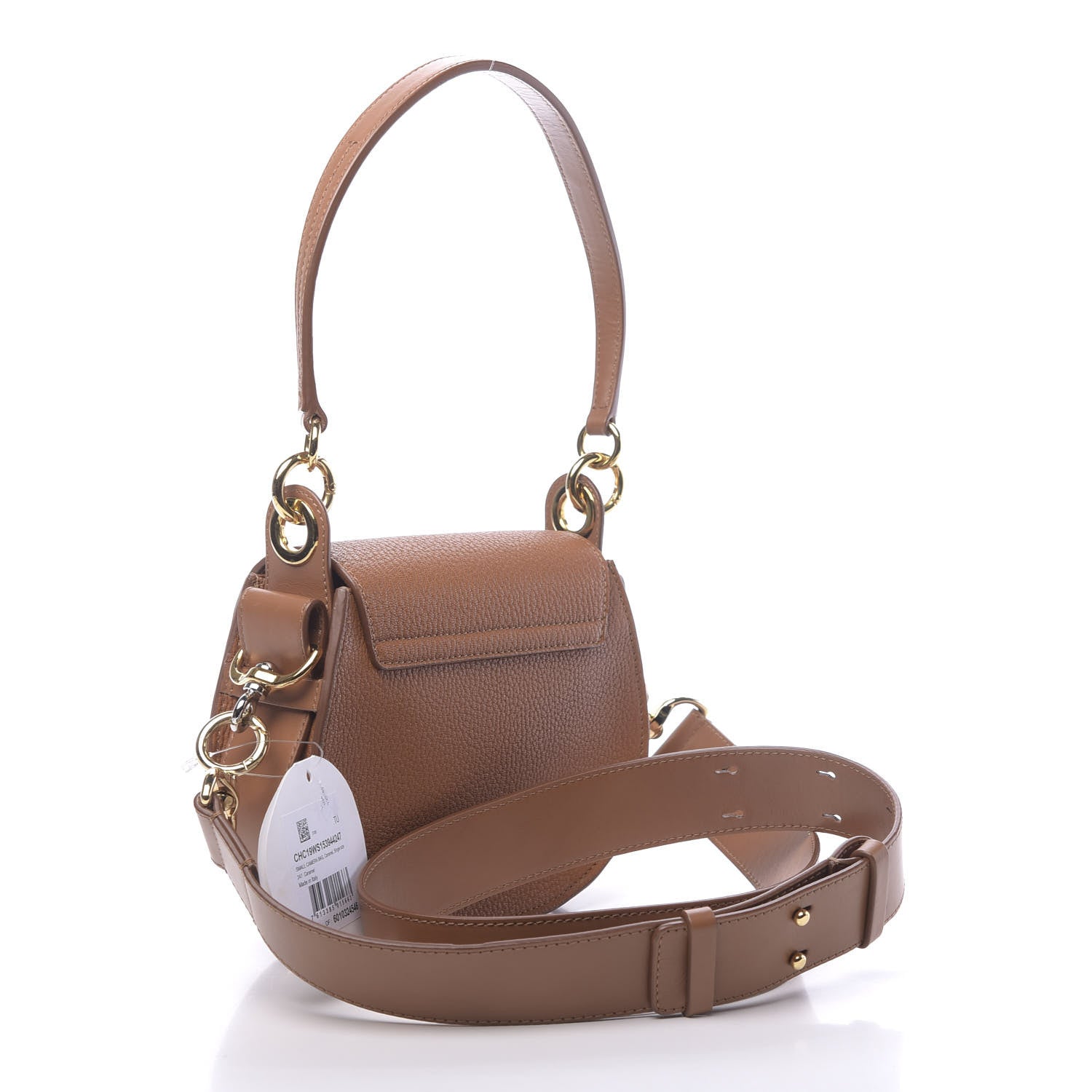 Chloe Calfskin Small Tess Bag Caramel 3 of 9