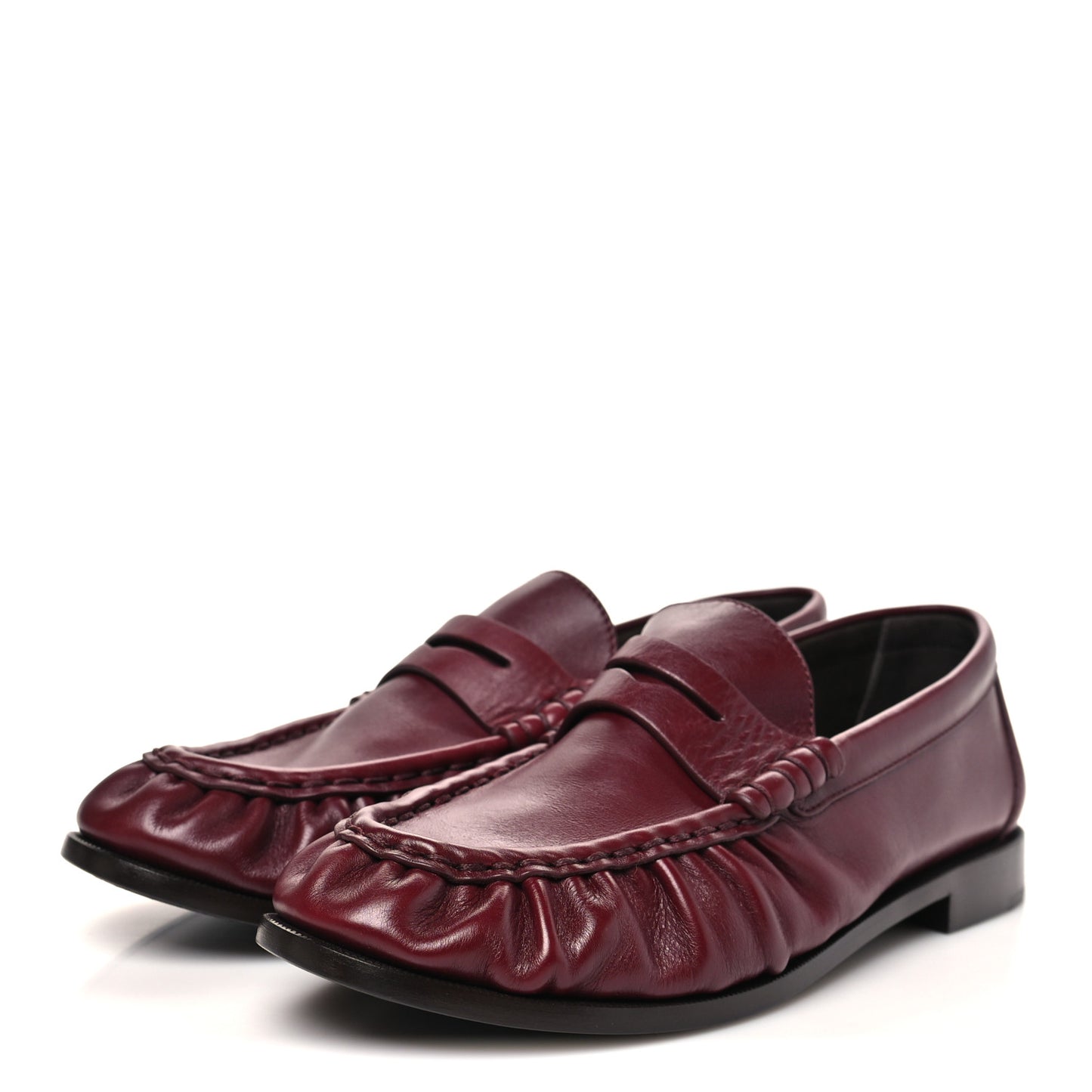 Radiance Calfskin Le Loafer 15 Moccasin 40 Dark Ruby