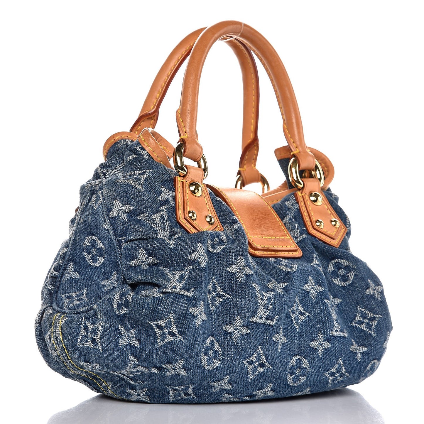 Monogram Denim Pleaty Blue