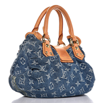 Louis Vuitton Monogram Denim Pleaty Blue 3 of 8