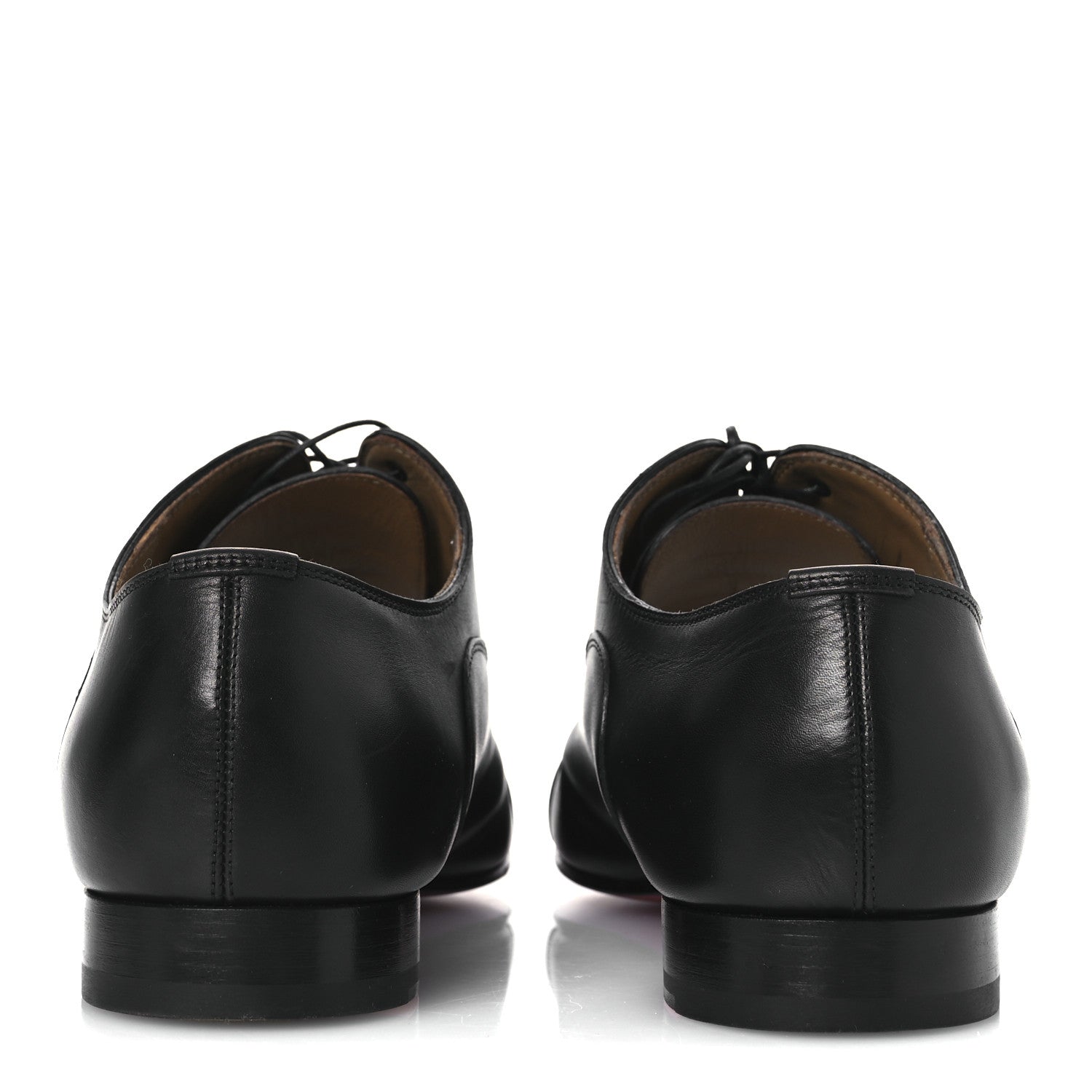 Christian Louboutin Calfskin Mens Greggo Flat Oxfords 45.5 Black 6 of 10